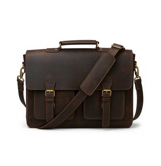 Shop Buffalo Leather Satchel for Men and Women | Twara
