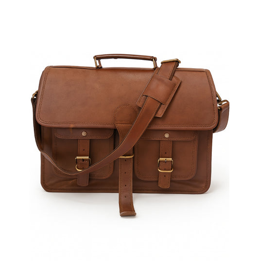 Buy Vintage Leather Laptop Bag Online in US | India | Twara