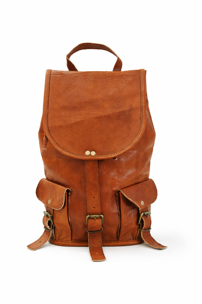 Vintage Leather Backpack