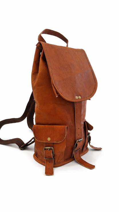 Vintage Leather Backpack