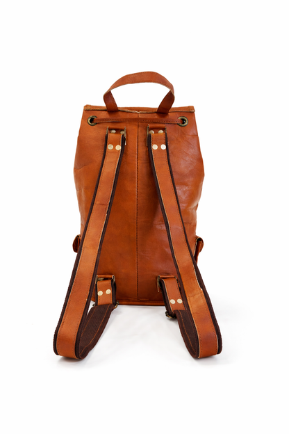 Vintage Leather Backpack