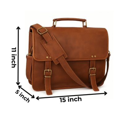 Twara Leather Messenger Bag for Men in US | India