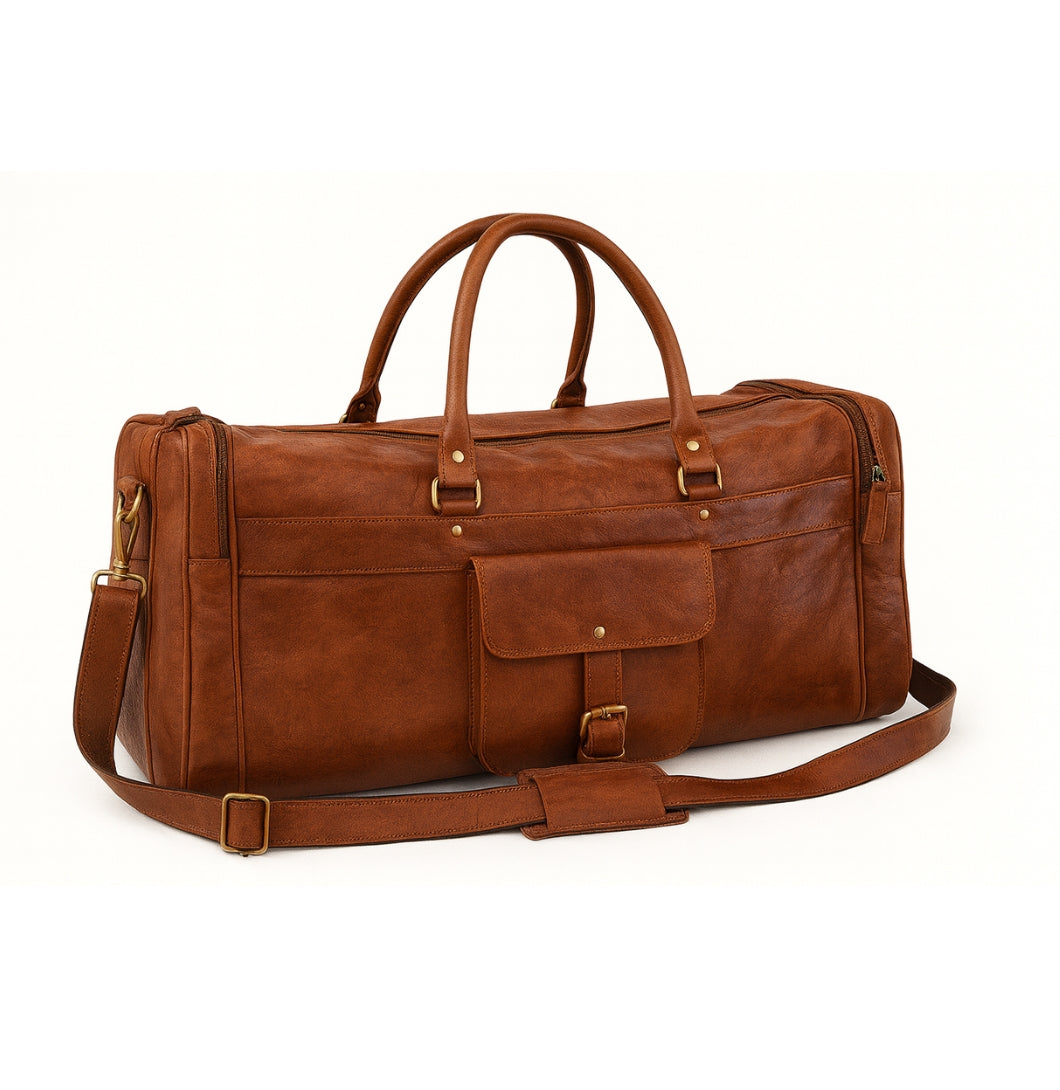 Shop Leather Duffle Bag for Gym Online | Twara