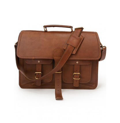 Buy Vintage Leather Laptop Bag Online in US | India | Twara