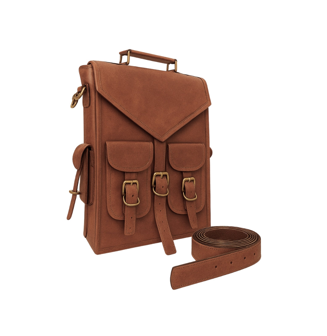 Buy Leather Convertible Backpack in US