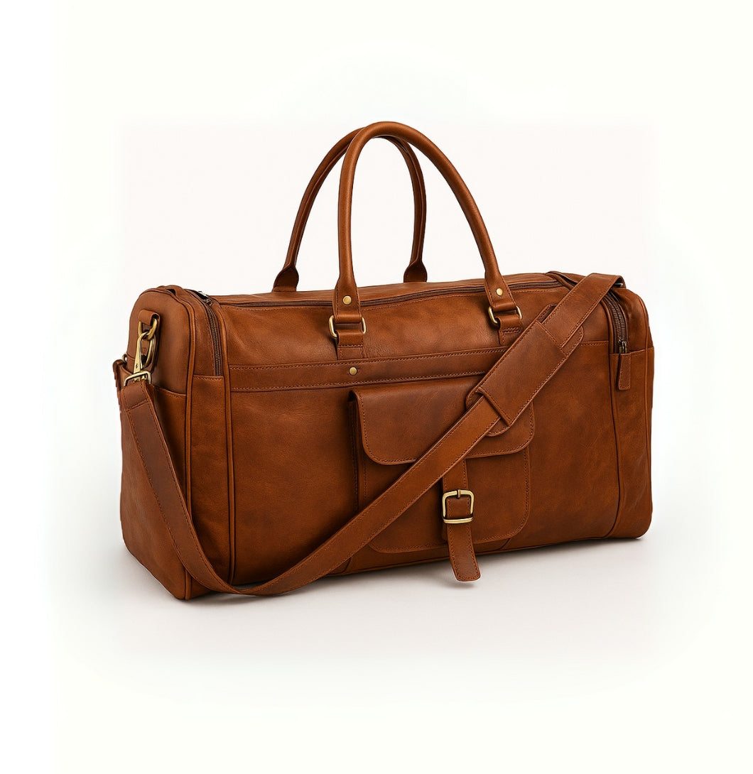 Shop Leather Duffle Bag for Gym Online | Twara