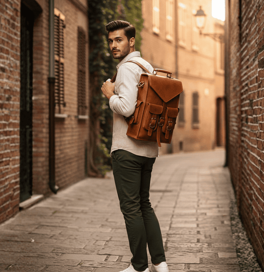 best leather backpack in india Buy Backpacks Online At Price TAN & BROWN Perfect for both men and women Men Leather Backpacks - Buy