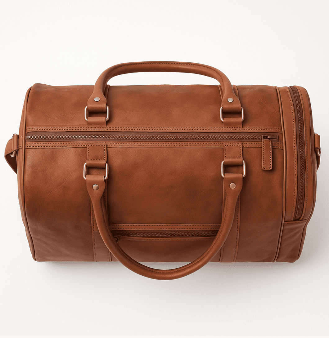Buy Leather Travel & Shoe Duffle Bag in US India – Twara