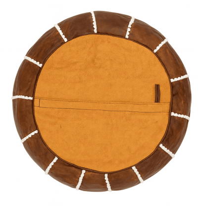 Moroccan pouf bottom unstuffed pouf, place to fill the pouf