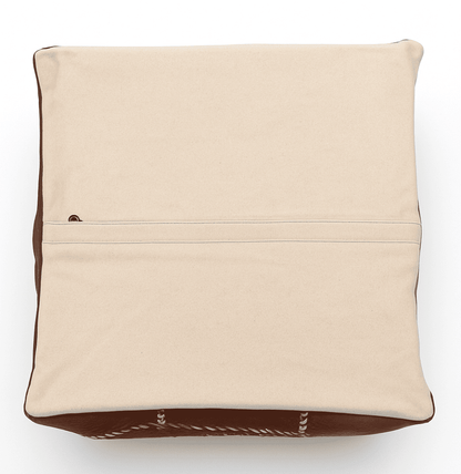 Ottoman brown border on a white background