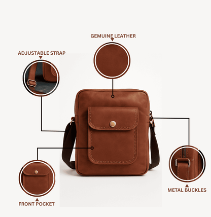 Buy Handmade Leather Sling Bag at Best Price in USA | India | Twara 