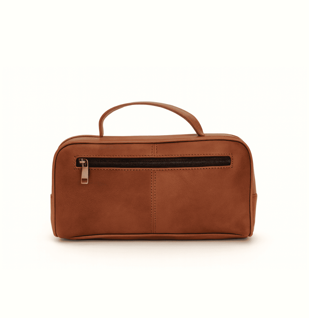 Buy Handmade Leather Dopp Kit for Men | Premium Travel Toiletry Bag