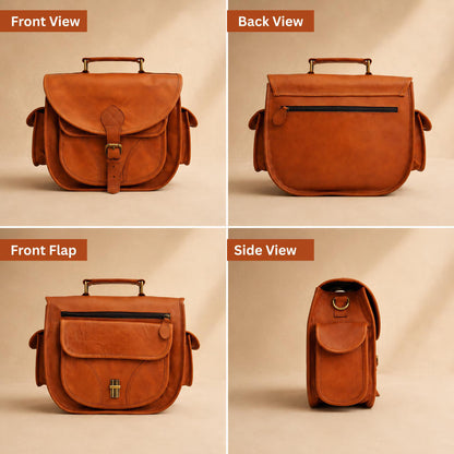 Leather camera Bag