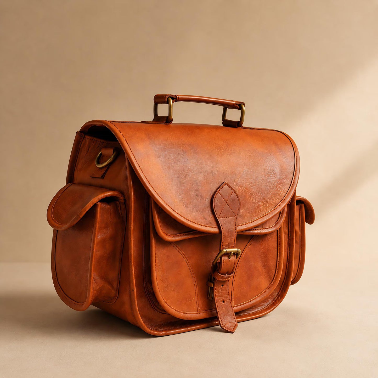 Leather camera Bag